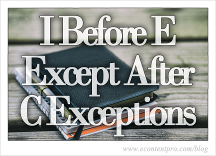 English Rules – I before E?