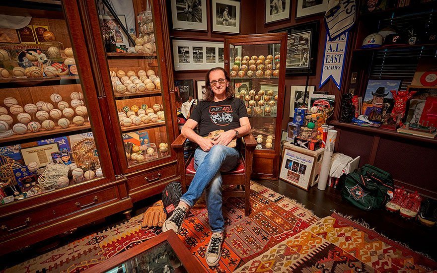 Geddy Lee’s personal baseball collection auction