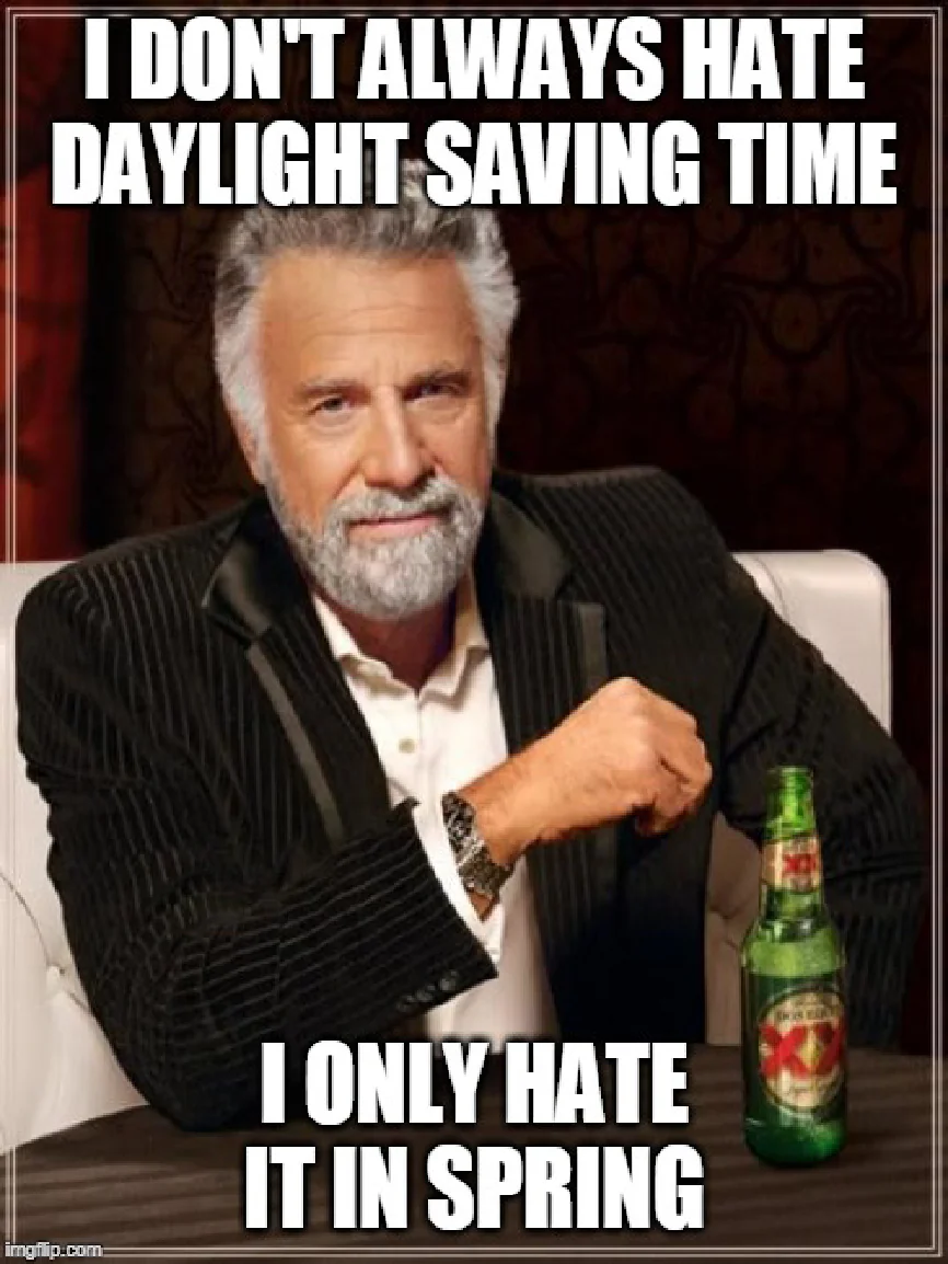 The absurdity of Daylight Saving Time